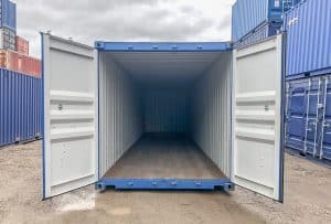 40 fods container åbne døre